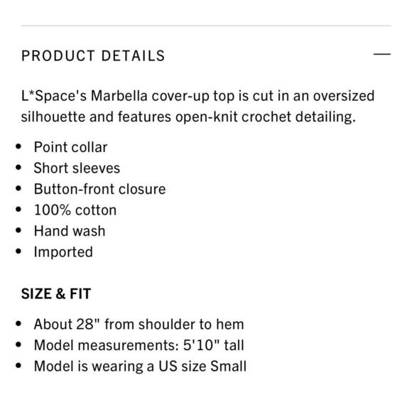 L*Space Marbella Open Stitch Cover Up Top - Picture 3 of 9